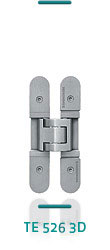 Tectus TE 525 hinge, up to 220 lbs. with two installed.
